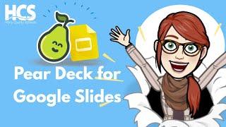 Pear Deck tutorial for Google Slides