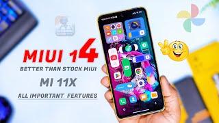 STABLE MIUI 14 ROM Review for Mi 11x : Better than Stock MIUI 14 - All Important Features