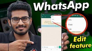 How to Edit WhatsApp Message | WhatsApp Edit Message Feature 2023 | What's app Edit Message 2023