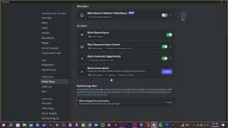 How to configure Automod on Discord