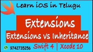 Learn iOS in Telugu: Extensions in Swift