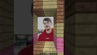 MrBeast Gaming Minecraft Pixel Art! #shorts