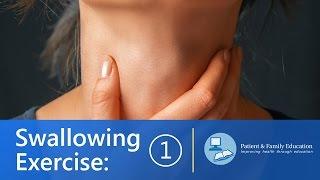 Swallowing Exercises - How to Make Your Swallow Stronger [Exercise 1 of 3]