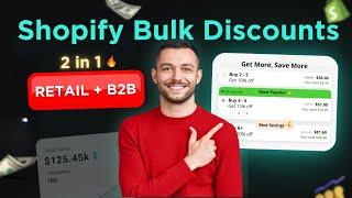 How to setup Shopify BULK DISCOUNT | Shopify Bulk Discount app for B2B and Retail Stores