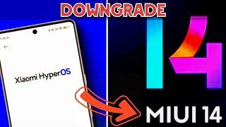 Hyper os downgrade to miui 14 || Downgrade any device ||Hyperos to miui 12.5