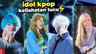 10 Momen Lucu saat Artis KPOP Mengalami Rambut Statik di Atas Panggung