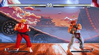 Ken vs Classic Ryu  (Hardest) - Street Fighter 5.| Epic Battle