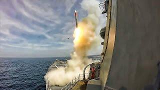 Navy Ship Test Fires Tomahawk Cruise Missile • Split Views