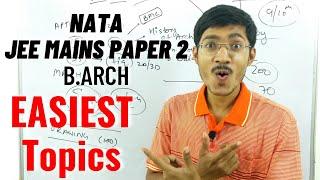 Easiest Topics in JEE/NATA 2022 | b arch jee mains | nata 2022 | by sachin prajapat