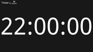 22 Hour Countup Timer