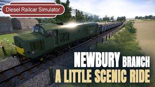 Diesel Railcar Simulator - Newbury Branch - A scenic driving delivering Welford some Coal