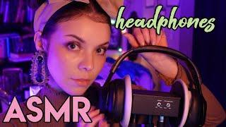 ASMR | SUPER Tingly Headphones Tapping, Crinkles, and Bass