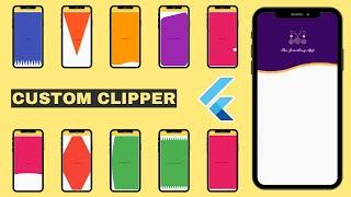 Custom Clipper In Flutter | Custom Shapes In Flutter.