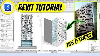 Wavy Facade in Revit Tutorial | Revit Beginner Tutorial