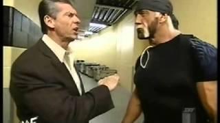 Hulk Hogan returns to WWF 2002 - Segment with Vince Mcmahon