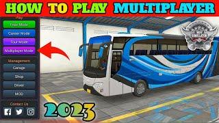 How To Play Multiplayer In Bus Simulator Indonesia 2023 | Play With Friends | Hindi