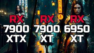 RX 7900 XTX vs RX 7900 XT vs RX 6950 XT - Test in 12 Games