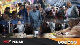 MGPerak: Sultan Perak, Permaisuri Kunjungi Bazar Ramadan Arena Kuala Kangsar