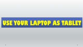 Use your Laptop Touchpad as Tablet||ZyoJyo Tech||