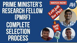 Prime Minister's Research Fellow (PMRF) selection process|Salary|benefits|Left  job for PhD|Abhishek