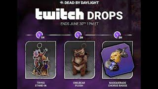 Dead By Daylight live stream| Come get those new Twitch Drops!