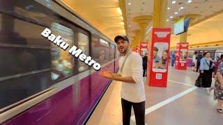 Underground Metro in Azerbaijan Baku