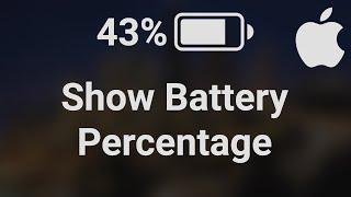 How to Show Battery Percentage in Mac Tutorial