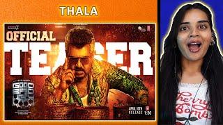 Good Bad Ugly Teaser REACTION | Ajith Kumar | Trisha | Adhik Ravichandran | Neha M.