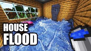 Flooding a House With Realistic Water in Minecraft