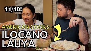 AMERICAN cooks FILIPINO LAUYA (ILOCANO) | KUYA JAKE