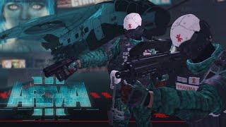 Arma 3 - Trauma Team - Saving Nikos Panagopoulos | Cyberpunk 2077 inspired (Cinematic/Machinima)