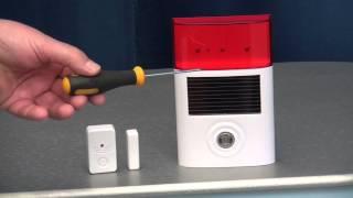 Wireless Door Alarm with Solar Siren from Ultra Secure Direct