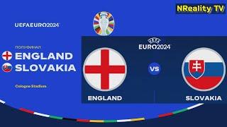 Футбол. Чемпионат Европы-2024. Англия - Словакия. 1/8 Финала. EURO 2024. England - Slovakia.