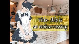 [ASMR] (M4M) Neko maid-boy is discovered by his campus school crush (18+)