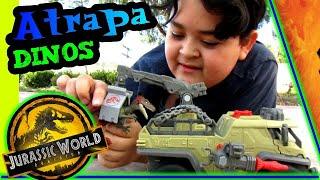 Atrapo dinosaurios de la nueva película Jurassic World Dominion | Unboxing vehículo de captura