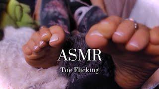 *ASMR* Sweet & Soft Toe Flicking to help you relax (no talking)