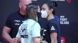 UFC on ESPN 13: Molly McCann, Talia Santos Have Tense Staredown - MMA Fighting