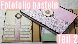 XXL Fotofolio  Fotoalbum selber basteln  Teil 2  Album selber basteln  Basteln mit Papier