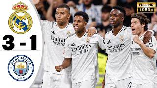 Real Madrid vs Manchester City 3-1 • Champions League Highlights & All Goals • Hasil Bola Tadi Malam