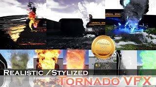 Realistic/Stylized Tornado Pack-Niagara VFX - Unreal Engine(UE4 / UE5)