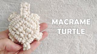 Macrame turtle | Funny macrame project