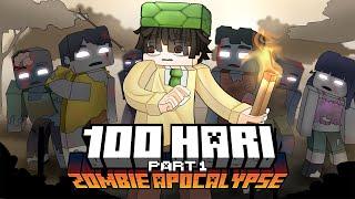 100 Hari di Minecraft tapi Zombie Apocalypse (Part 1)