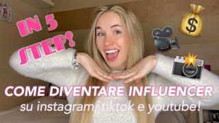 MA COME SI DIVENTA INFLUENCER? guida in 5 STEP! ||Melissa Gilardi