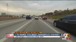 I-75 named fifth most dangerous highway