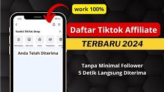 Tutorial Daftar Tiktok Affiliate Program Terbaru 2024..!! 0 Follower Langsung di Terima