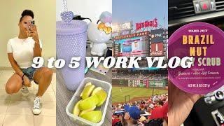 9 TO 5 WORK VLOG | MY *REALISTIC* MORNING ROUTINE | DAY IN THE LIFE WORKING A 9-5 OFFICE JOB