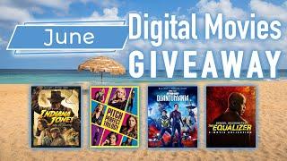 Digital Movie Codes Giveaway - Summer Edition | June 2024 ️