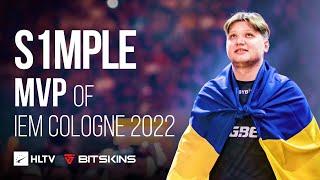 s1mple's third Cologne MVP - HLTV MVP by Bitskins of IEM Cologne 2022