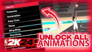 2K24 UNLOCK ALL GREEN ANIMATIONS IN MYPLAYER!