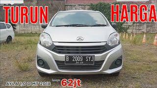 TURUN HARGA, DAIHATSU AYLA 1,0 D MT 2018